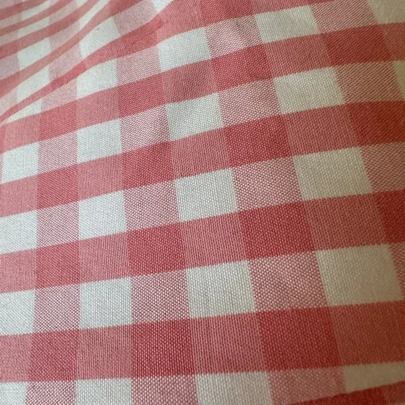 Talbots Pink & White Gingham Blazer - Size 12 - Picture 9 of 10